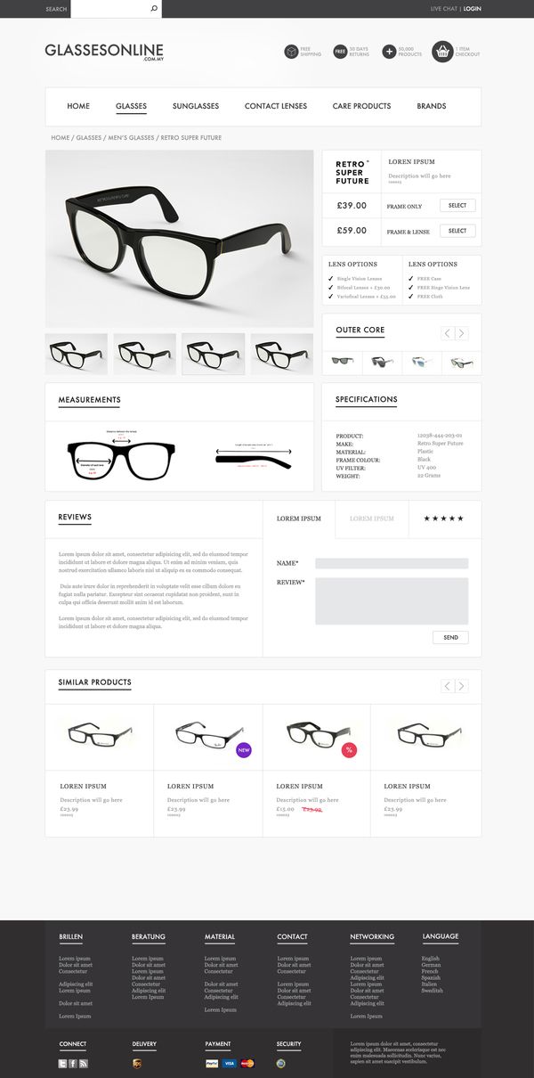 Glasses Online by Thomas Pickering