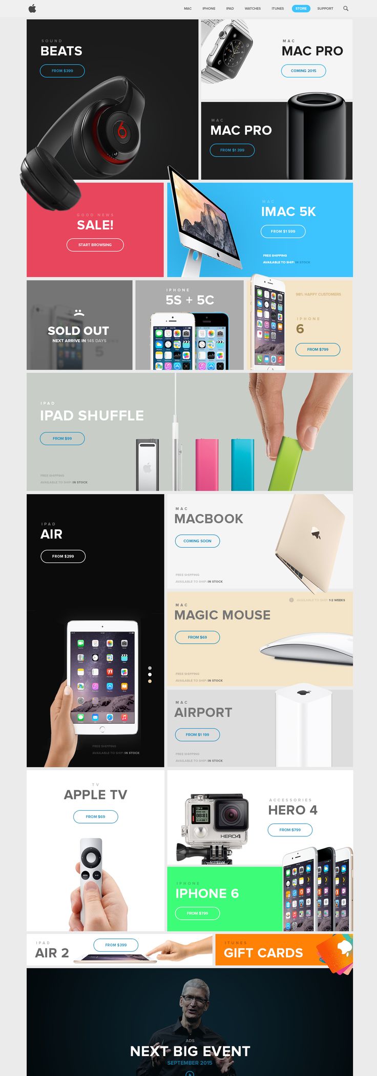 Apple Store Redesign by Vitali Zakharoff
